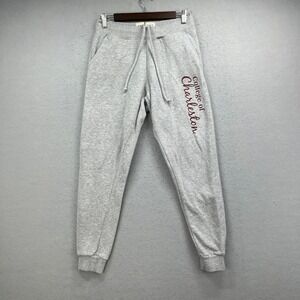 College of Charleston Red Shirt Sweatpants Womens S Gray Joggers Loungewear